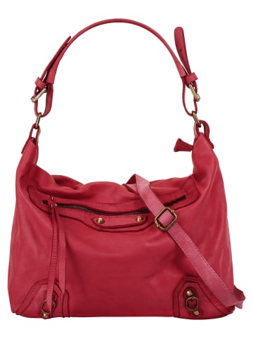 Samantha Look Shopper echt Leder in rot