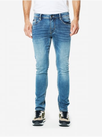 KOROSHI Schlanke strick-jeans aus denim in blau
