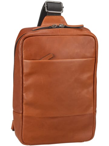 Leonhard Heyden Sling Bag Hamburg 7085 in Cognac