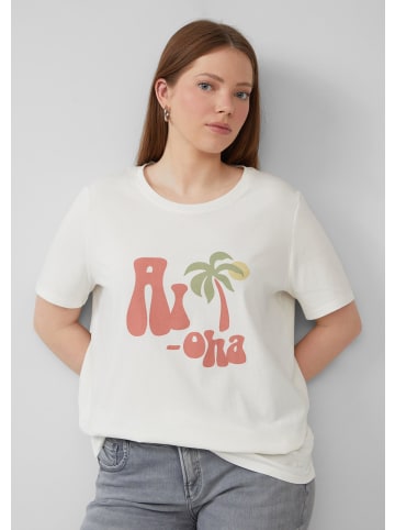 QS T-Shirt in 02D0_ecru