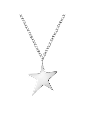 Glanzstücke München Kette Stern aus Sterling Silber mit in silber
