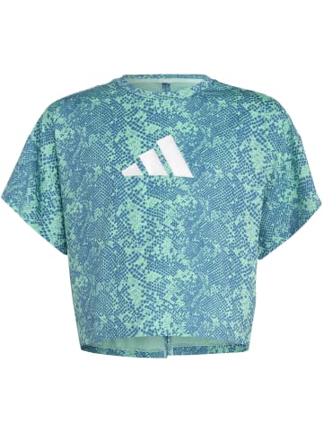 adidas Performance Funktionsshirt in easy green-blue fusion-white