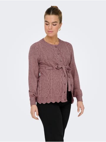 ONLY Strickjacke in Rose Brown