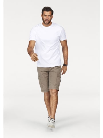 Man's World Rundhalsshirt in weiß