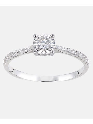 Diamant L'éternel Verlobungsring aus 750 Weißgold mit 0.27 Karat Diamant