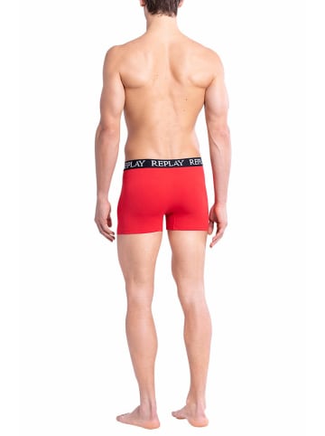 Replay Boxershorts in Red Black