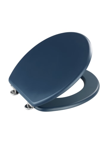 Wenko WC-Sitz Prima Dunkelblau matt, WC-Sitz Mod. Prima Dunkelblau matt in Blau - Dunkelblau