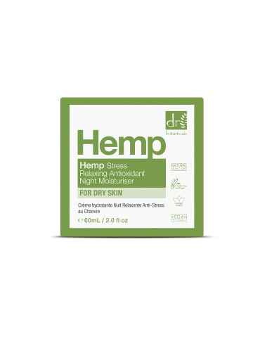 Skinchemists Hemp Stress Relaxing Antioxidant Night Moisturiser 60ml