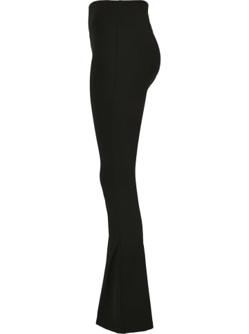 Urban Classics Urban Classics Damen Ladies Recycled High Waist Flared Leggings in black