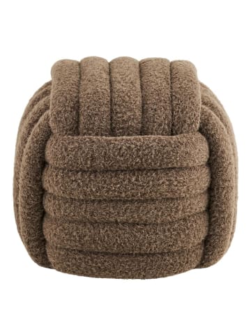 ebuy24 Pouf Mette Braun 48 x 48 cm