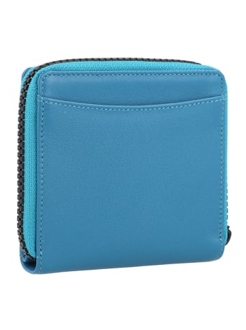 Braun Büffel Capri Geldbörse RFID Schutz Leder 11 cm ocean