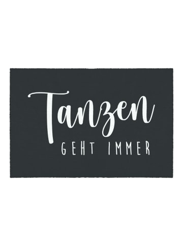 GMD Living Fußmatte KÖLN "tanzen" in Farbe dunkelgrau