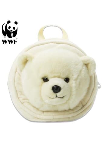 WWF Plüschrucksack Eisbär (Ø25cm) in weiß