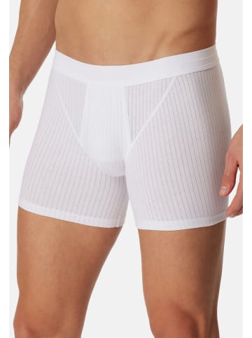 Schiesser Retro Short / Pant Cotton Essentials Authentic in Schwarz / weiß