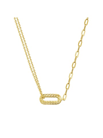 Lulu & Jane Kette aus Messing in gelbgold