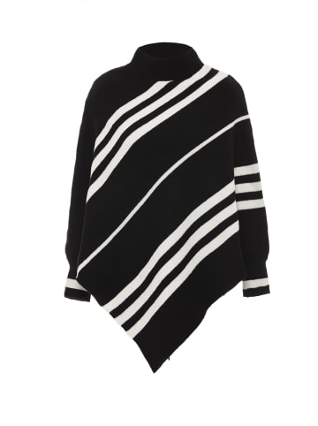 ALARY Damen Poncho in Schwarz