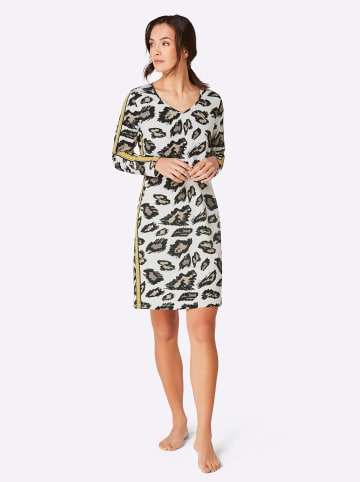 WITT WEIDEN Modal-Sleepshirt in ecru-schwarz-bedruckt