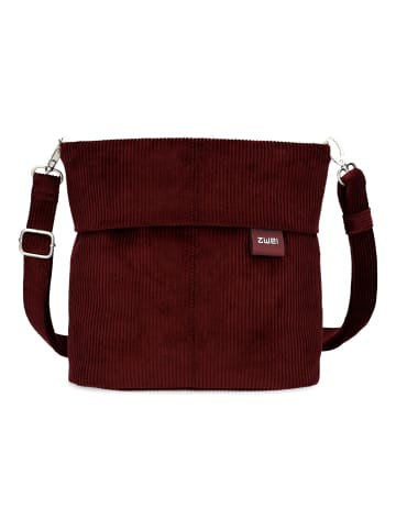 Zwei Mademoiselle.M Schultertasche 25 cm cord bordeaux