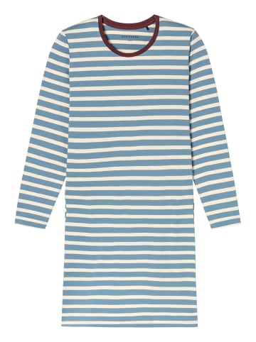 Schiesser Nachthemd Casual Essentials in Graublau