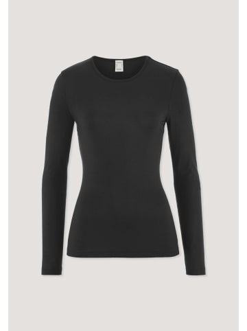 Hessnatur Longsleeve in schwarz