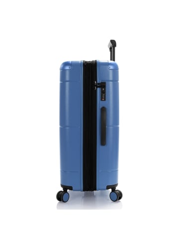 Heys Zen 4 Rollen Trolley L 76 cm mit Dehnfalte in royal blue