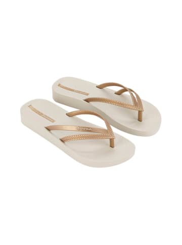 Ipanema Flip-Flops Bossa in Beige/Gold