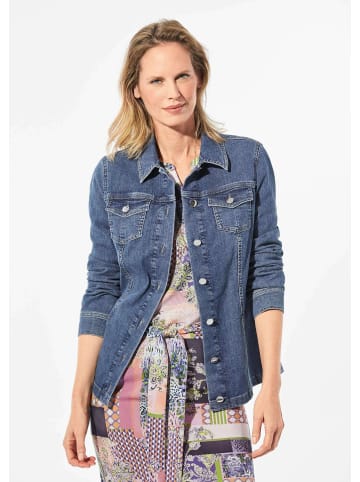 GOLDNER Zeitlose Jeansjacke mit tollen Details in blau