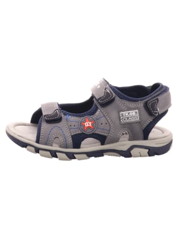 Indigo Kindersandalette in grau