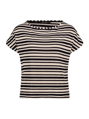 Betty Barclay Streifenshirt mit U-Boot-Ausschnitt in Dark Blue/Nature