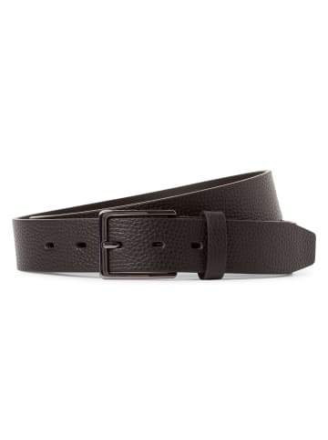 Bugatti Ledergürtel in schwarz - 0001