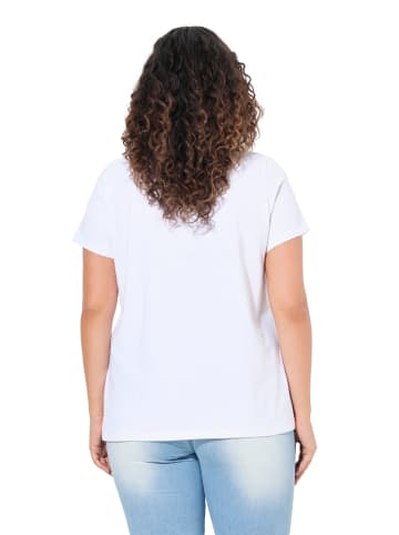 Ulla Popken Shirt in schneeweiß