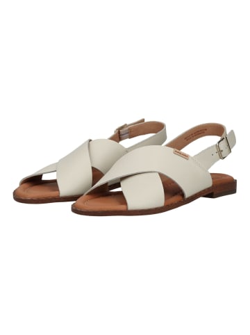Pikolinos Sandalen in Weiß/Braun