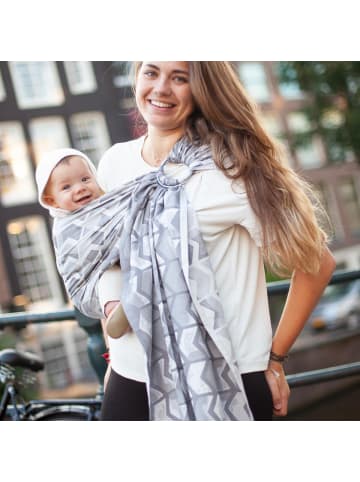 Hoppediz Babytragetuch Ring-Sling kbA in Amsterdam stone