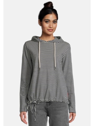 Salzhaut Hoodie SCHIEPEN in Navy Offwhite