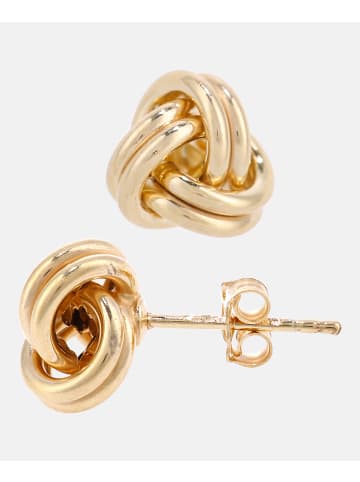 Diamant L'éternel Ohrstecker aus 375 Gelbgold