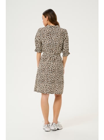 Kaffe Kleid KAvelana in Multi Color Leo Print