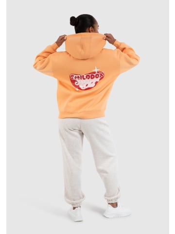 SMILODOX Hoodie Riva in Aprikose