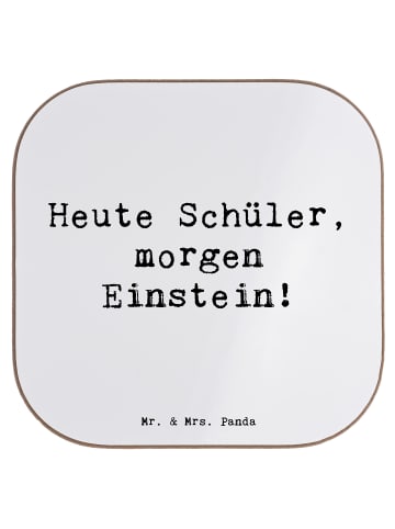 Mr. & Mrs. Panda Untersetzer Spruch Schulanfang Inspiration mit ... in Weiß