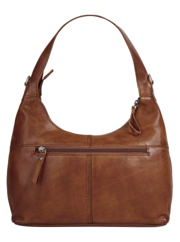 SPIKES & SPARROW Umhängetasche in cognac