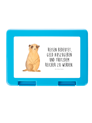 Mr. & Mrs. Panda Bento Box Erdmännchen mit Spruch in Weiß
