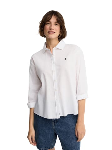 Polo Club Hemd RIGBY GO LOOSE COTTON LINEN W in weiß