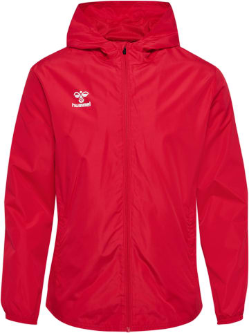 Hummel Hummel Jacke Hmlessential Multisport Erwachsene Schnelltrocknend Wasserabweisend in TRUE RED