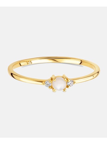 Diamant L'éternel Ring aus 375 Gelbgold mit Diamant