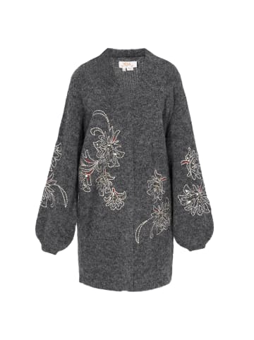 usha FESTIVAL Women Cardigan in dark grey melange