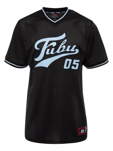 FUBU FUBU Herren FM232-004-1 FUBU Varsity Mesh Tee in black/lightblue