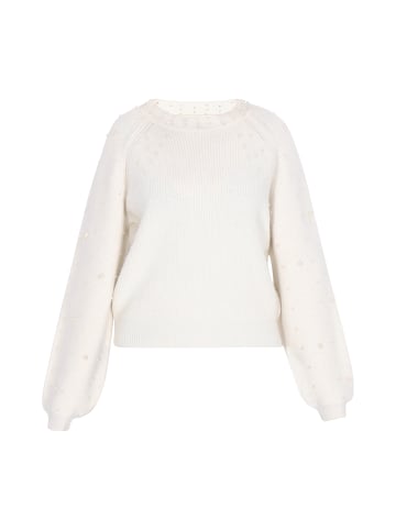 faina Damen Pullover in Wollweiss