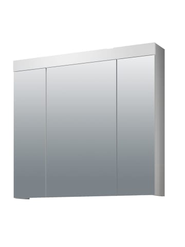 ebuy24 Spiegelschrank Devon Weiß 80 x 16 cm