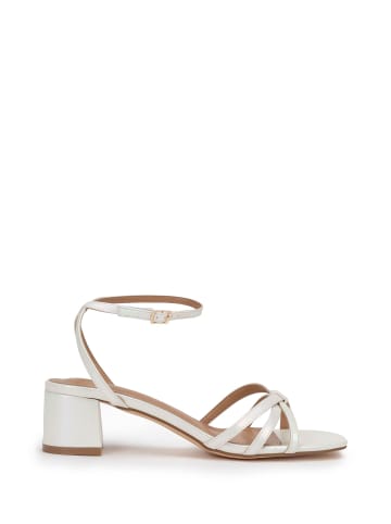 Wittchen Damenschuhe Sandalen Aus Kunstleder Mit Blockabsatz in White