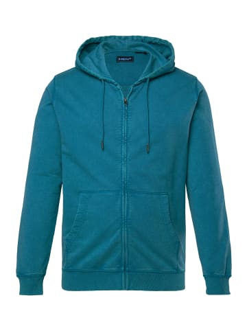 Men Plus Sweatjacke in lagunen grün