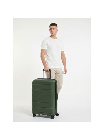 Redolz Essentials 11 4 Rollen Trolley 76 cm mit Dehnfalte in olive